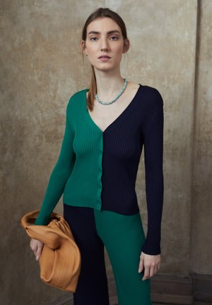 CARGO - Cardigan - clover/deep sea