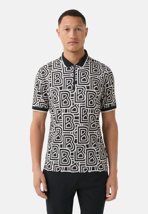 Poloshirt - schwarz/off white