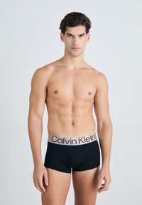 Calvin Klein Underwear LOW RISE TRUNK 3 PACK CKR STEEL MICRO - Boxer brief - syrah lgs