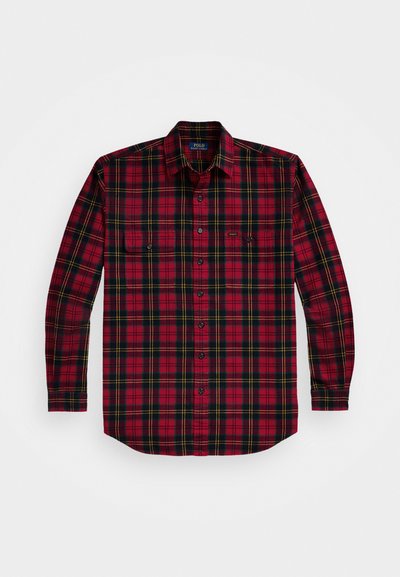 Polo Ralph Lauren Big & Tall BRUSHED OXFORD WORKSHIRT - Camicia - red/black multi