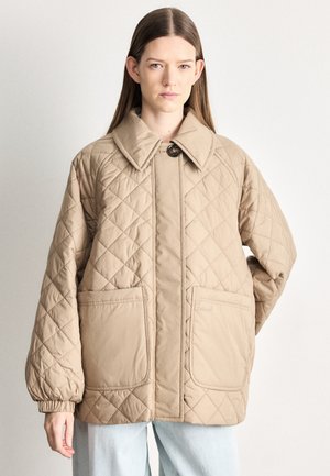 LAOISE QUILTED - Palton scurt - honey/ancient poplar