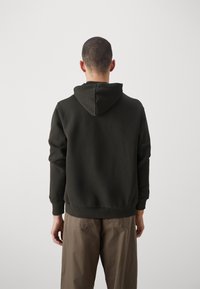 New Era SCRIPT LOGO - Felpa con cappuccio - black