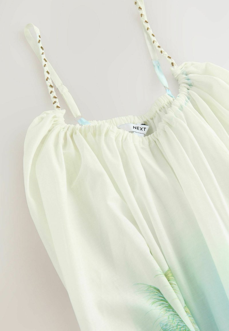 Next VOLUME - Vestido largo - green blue/azul - Zalando.es