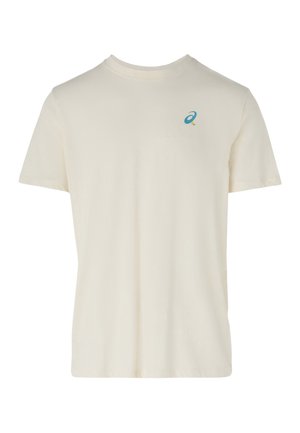 ASICS GRAPHIC SS - Print T-shirt - cream