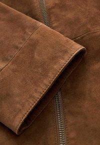 Next REGULAR FIT - Kožnata jakna - brown