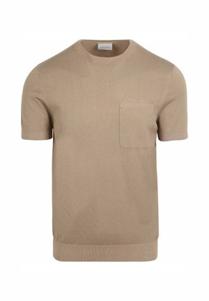 POCKET COMPACT - T-shirt basic - beige bruin