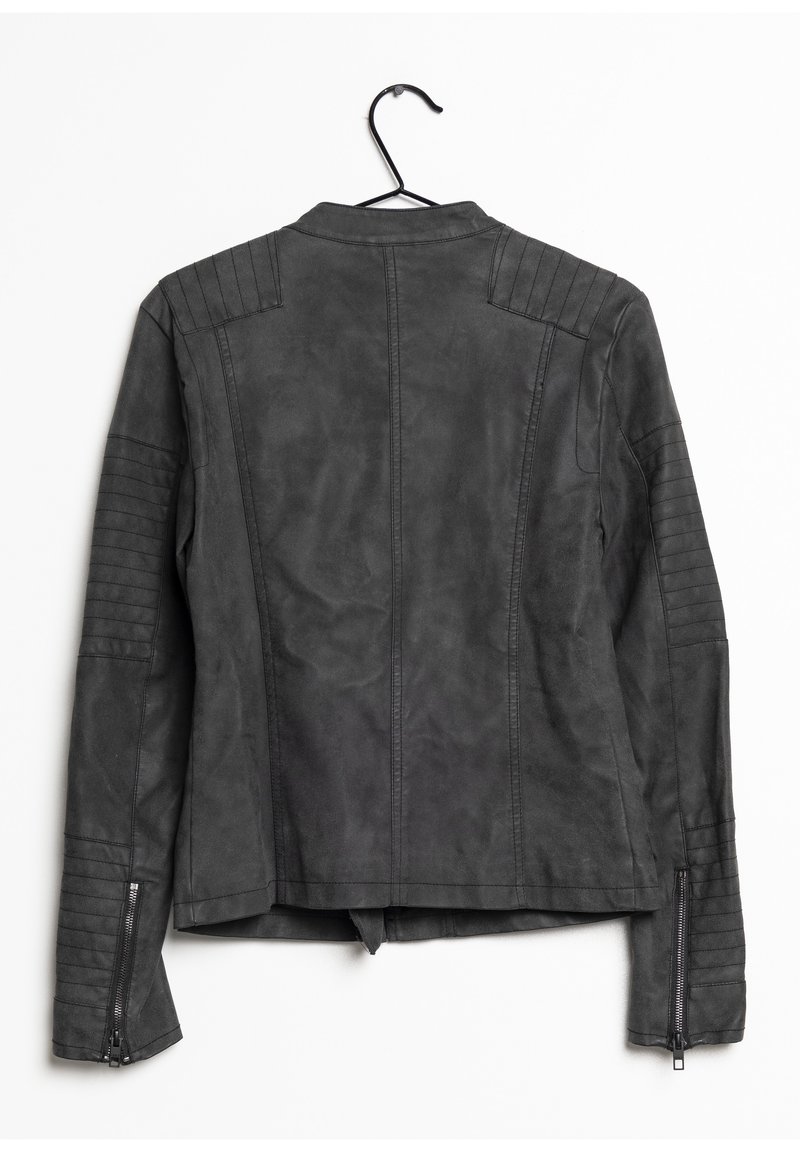 ONLY Veste en cuir grey/gris (Seconde main)