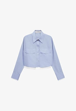 Mango Košilová halenka - light blue