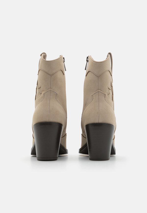 ONLBROOKE - High heeled ankle boots - beige4