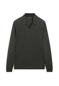 MERINO LONG SLEEVE - Long sleeved top - dark grey