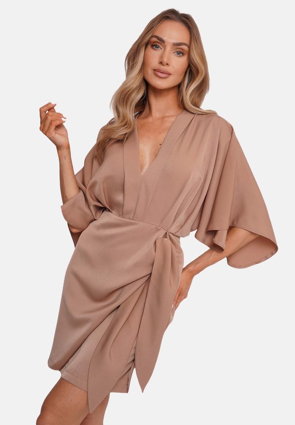 Etuikleid - czekoladowy