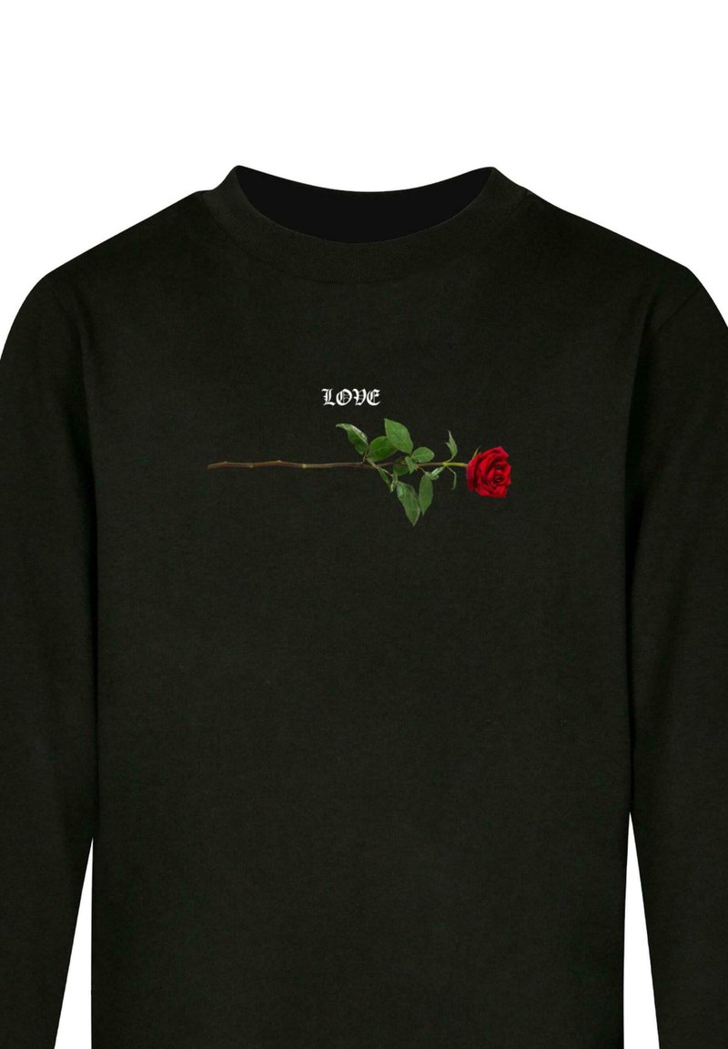 Mister Tee ROSE LOVE Long sleeved top black Zalando