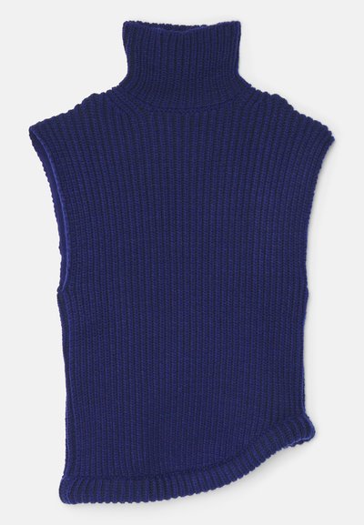 Victoria Beckham SLEEVELESS HIGH NECK JUMPER - Toppi - ink blue