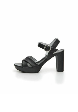 Sandalen met hoge hak - nero