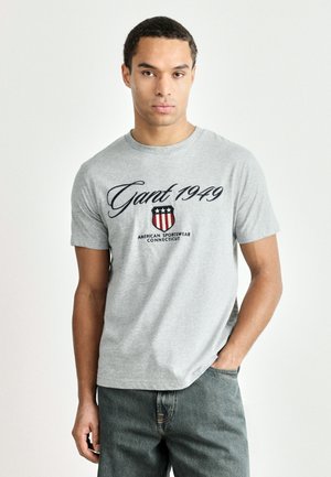 GRAPHIC  - T-shirt print - grey melange