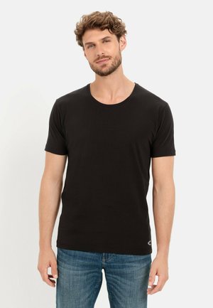 camel active UNDERSHIRT 3 PACK - Hemd - black