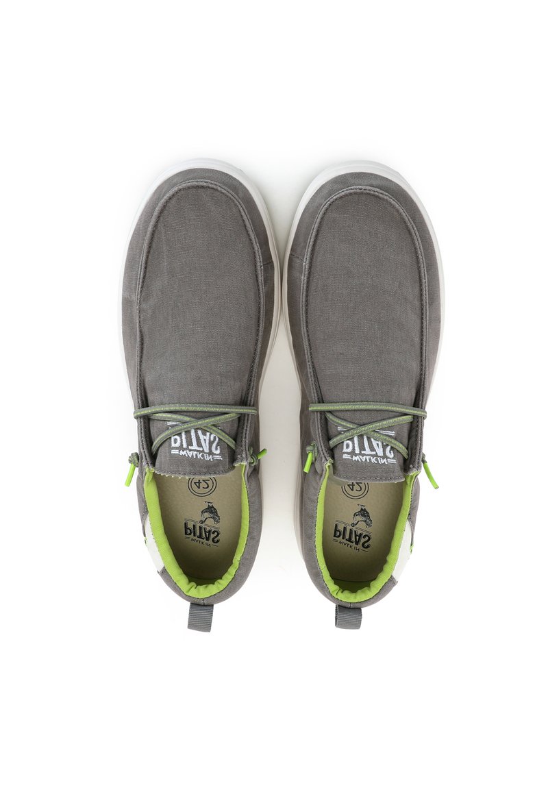 WALK IN PITAS | BIARRITZ | Mocassins voor heren | Platte schoenen | Sneakers | Slipschoenen | Casual schoenen | Walkinpitas schoenen | Kaki 41