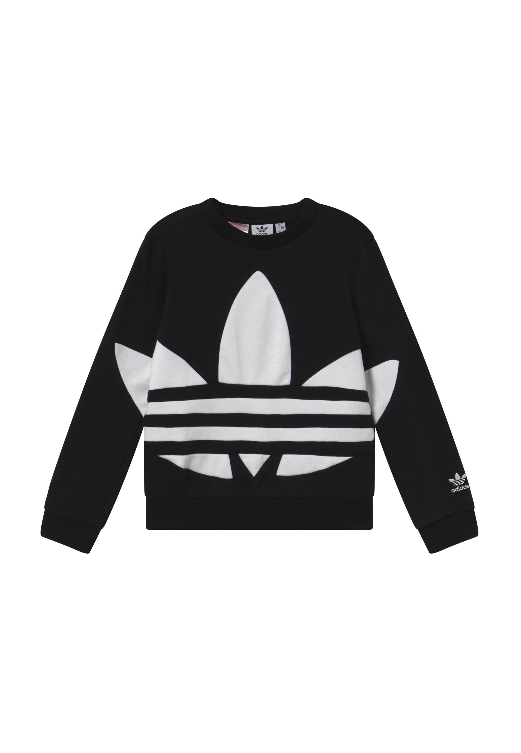 adidas Originals TREFOIL CREW Sweatshirt blackwhite adidas Originals TREFOIL Sweatshirt white Zalando.at