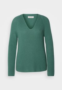 LONGSLEEVE V NECK - Pulover - smooth green