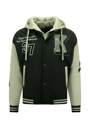 COLLEGE OVERSIZED CAPUCHON - Jas - zwart