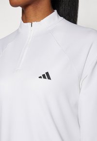 adidas Performance ZIP - Pitkähihainen paita - white