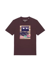 Niet geselecteerd, red brown