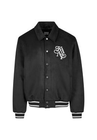 Imitatieleren jas - black