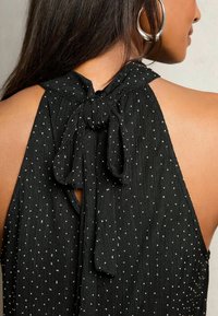 Lipsy HOTFIX HALTER NECK TOP - REGULAR FIT - Blúzka - black