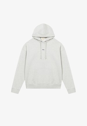 BLKVIS, SCRIPT - Sweat à capuche - ecru grey heather