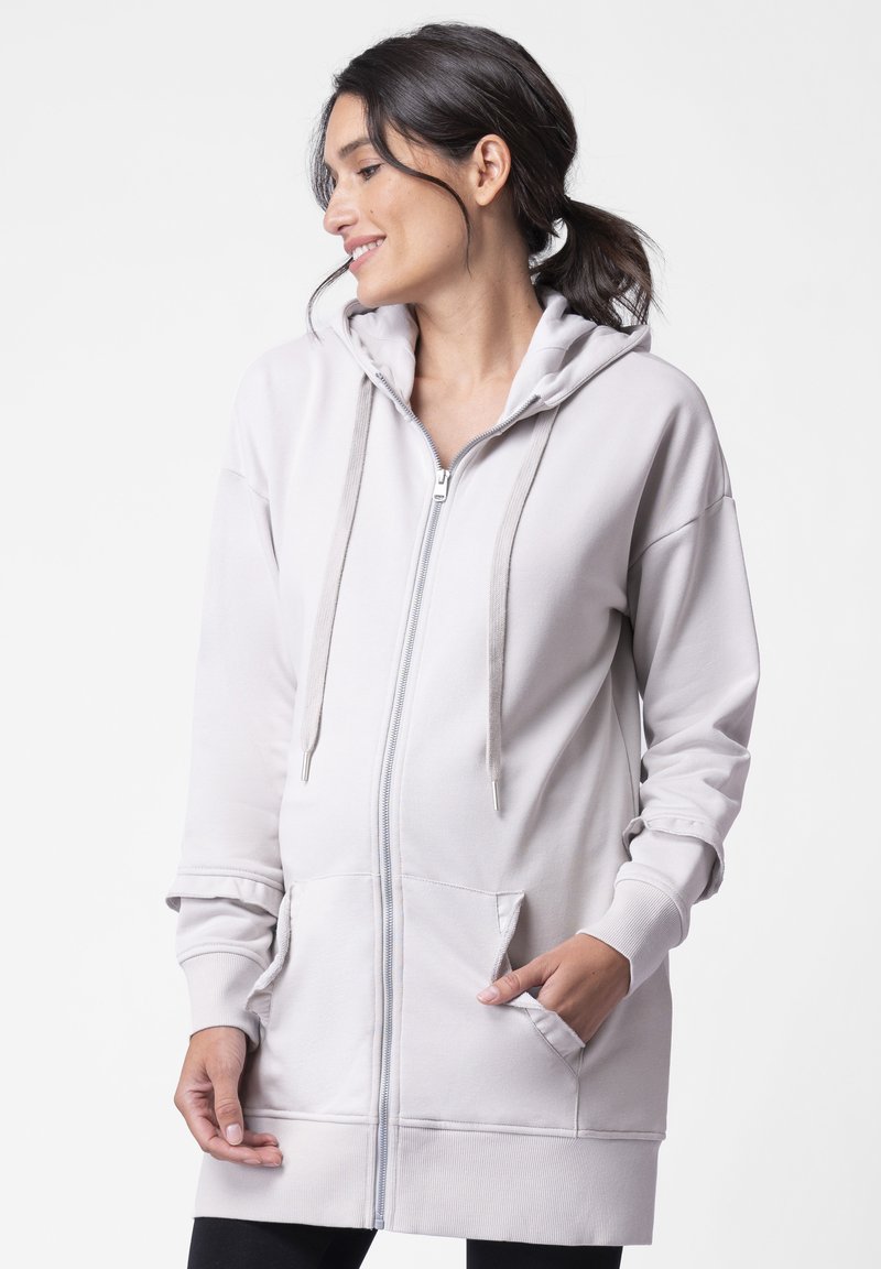 Damen Sweatshirts | Seraphine Sweatjacke cream/weiß - GO58750 Damen Sweatshirts | Seraphine Sweatjacke cream/weiß - GO58750