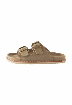 BUCKLE  - Pantoletai - taupe brown
