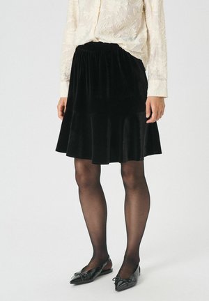 VANIA - A-lijn rok - black