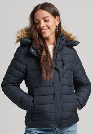 HOODED PUFFER  - Veste d'hiver - eclipse navy