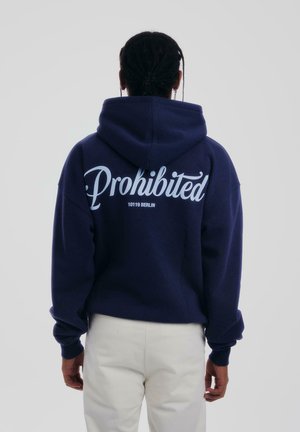 Sweat à capuche - navy