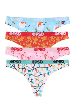 4 PACK - Thong - multi