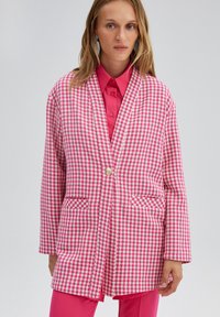 Touché Privé GINGHAM  - Rövid kabát - pink