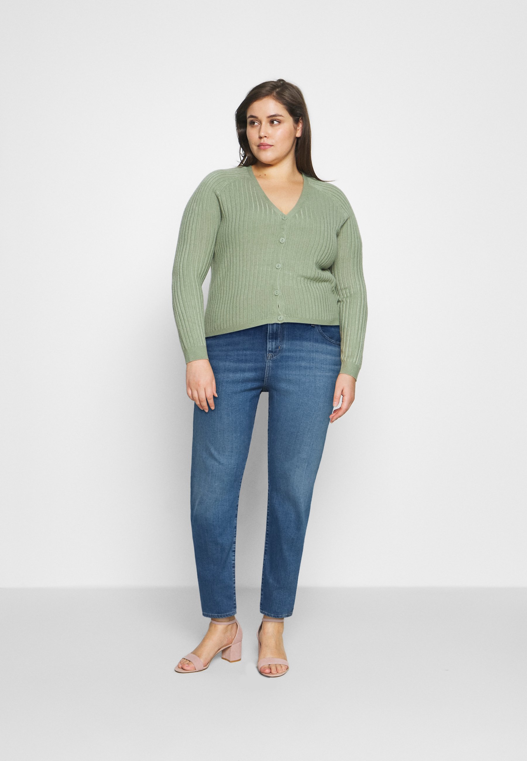 Levi's® Plus 724 PL HR STRAIGHT - Jean droit - rio frost plus/denim bleu  gris - ZALANDO.FR