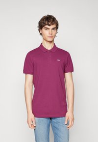 Tommy Jeans SLIM PLACKET  - Polo - valley grape