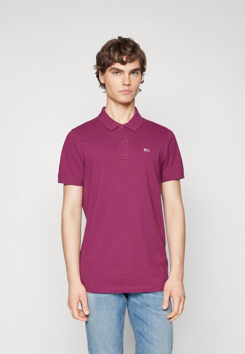 Tommy Jeans SLIM PLACKET  - Polo - valley grape
