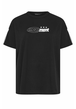 Yours Clothing, Printtipaita - black
