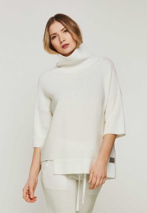 BAILEY -   MERINO WOOL KNITTED TURTLENECK PULLOVER - Strickpullover - offwhite