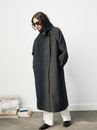 InWear Klasičan kaput - dark grey melange