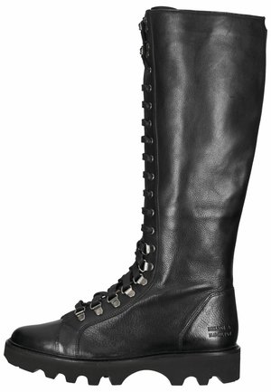 Platform boots - black