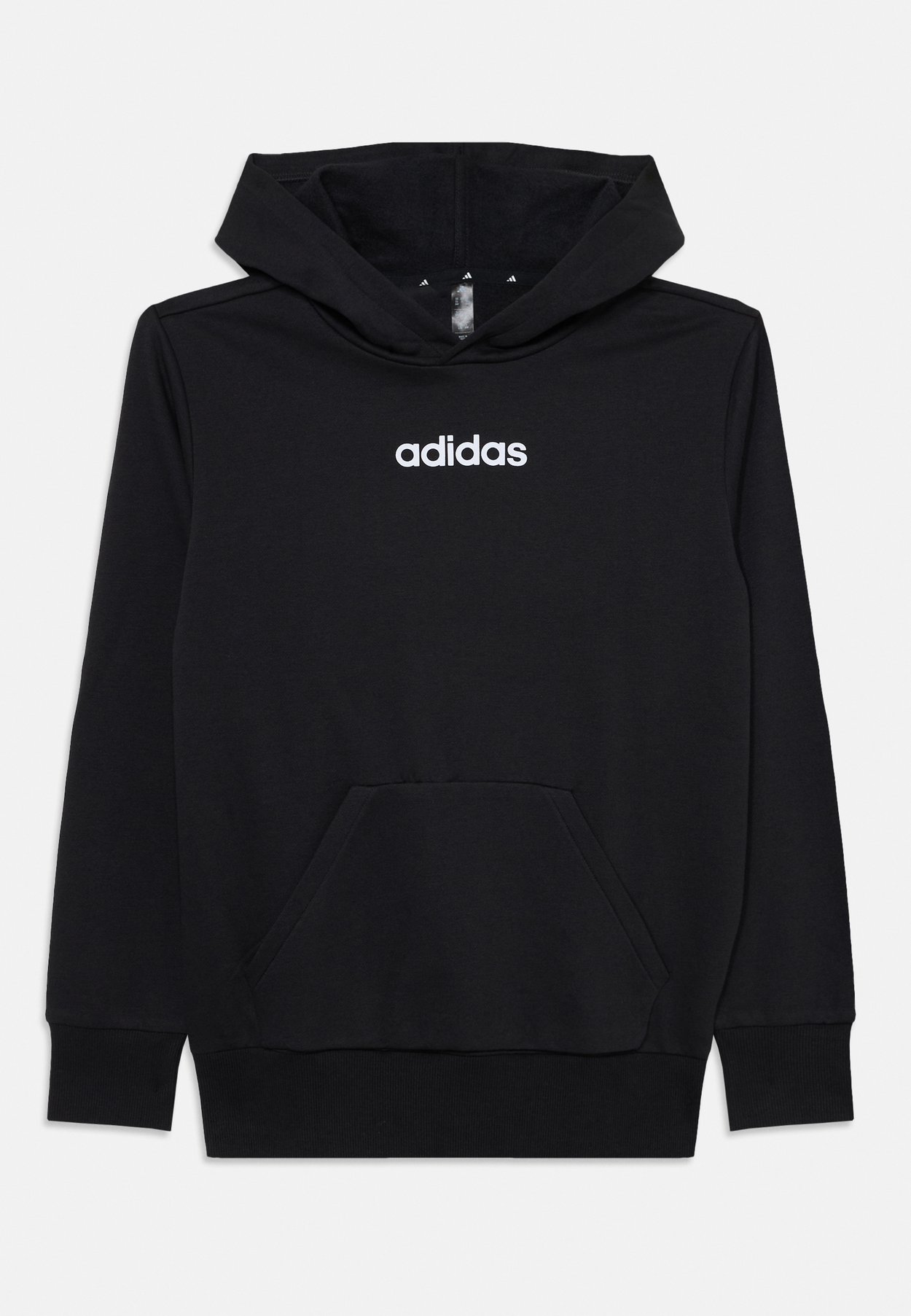 adidas JUNIOR HOODIE UNISEX - Hoodie - black/white