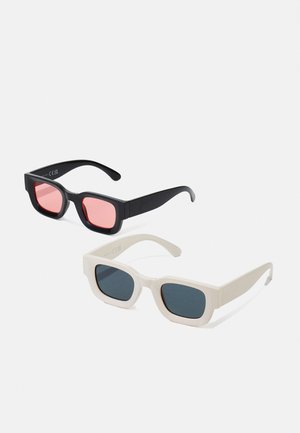 Only & Sons ONSRILEY SUNGLASSES UNISEX 2 PACK - Sluneční brýle - black/beige