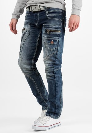 Cipo & Baxx, HERREN  HOSE STONEWASHED - Jeans Slim Fit - blau