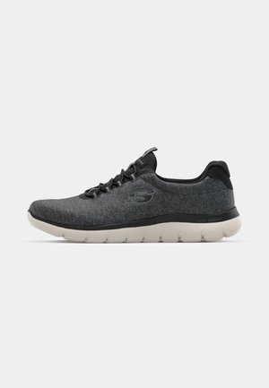 Skechers Wide Fit SUMMITS - Sneakers - black/white