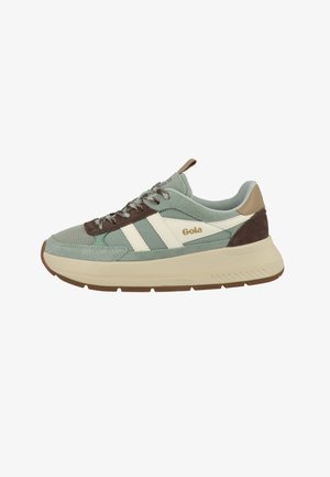 Gola, SNEAKERS - Sneaker low - green mist-dark brown-light caramel clb nt