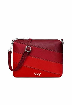 COALIE STRIPED - Cross body bag - red