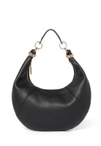 CAYLA METAL TRIM SCOOP BAG - Mala de mão - black
